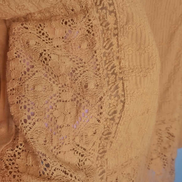 Anthropologie Eze Sur Mer Gold Piana Eyelet Top - Picture 7 of 7